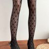 早秋百搭通勤性感织花黑色连裤袜气质菱格花提花美腿显瘦微透黑丝